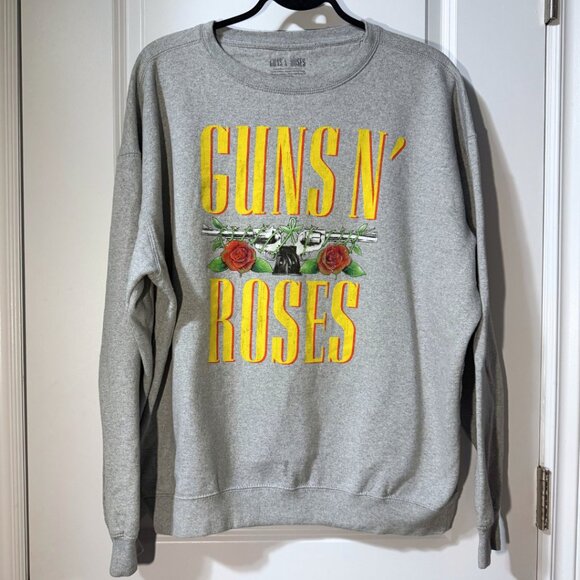 Guns N’ Roses Heather Grey Graphic Sweater – Size XL – Great Condition - Picture 1 of 5